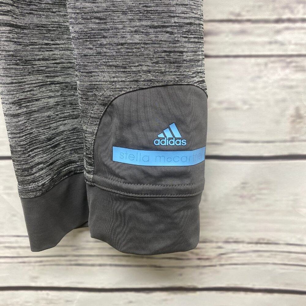 Adidas Stella McCartney Capri Pants Sport Large Workout Yoga Pant Grey Gray L - Picture 4 of 11